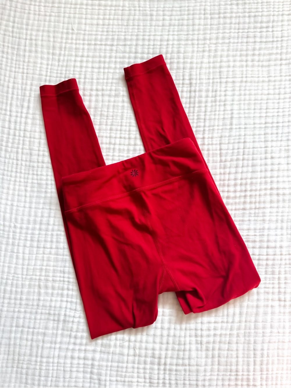 Athleta Girl Red Powervita Chit Chat Tight - Picture 3 of 4